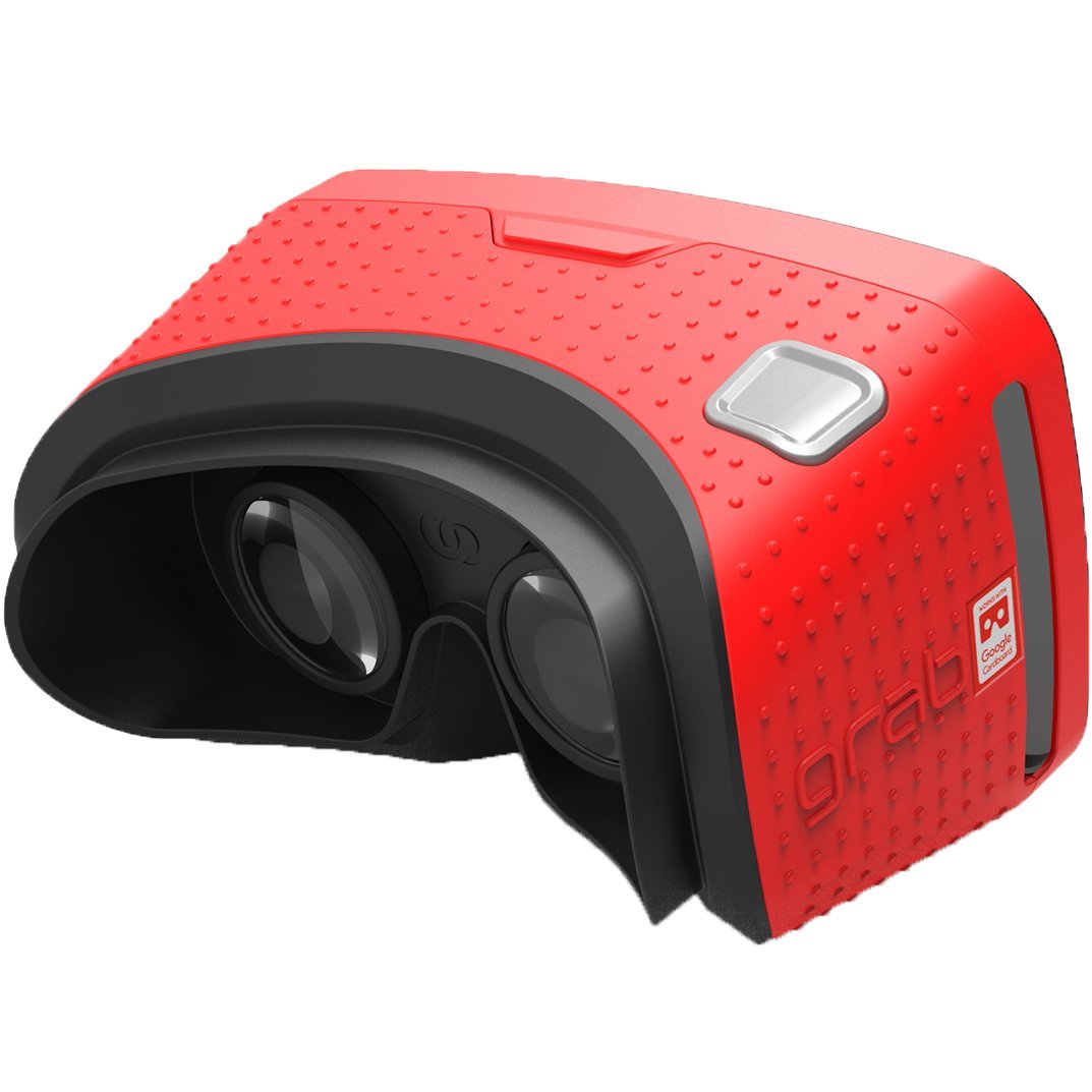 Amazon | 【ゲオTVクーポン付】 HOMIDO GRAB VR ゴーグル（赤） 軽い